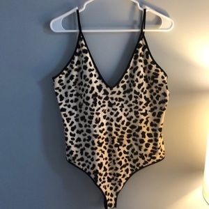 Express Cheetah Print Bodysuit